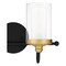 Quoizel Rowland 2-Light Matte Black Vanity Light ROW8615MBK - alternate 3